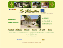 Tablet Screenshot of casa-rural.milaudiere.com